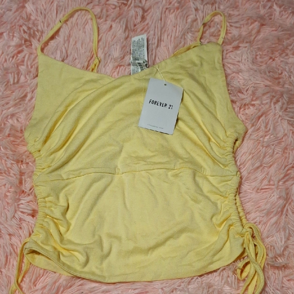 Forever 21 Yellow Women's Top